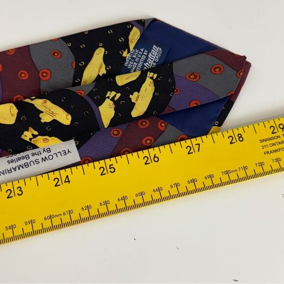 Vintage the Beatles Yellow Submarine Silk Tie USA - Picture 8 of 8